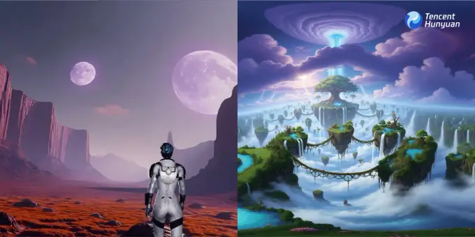 Tencent releases HunyuanWorld1.0: the first open model for creating interactive 3D worlds.